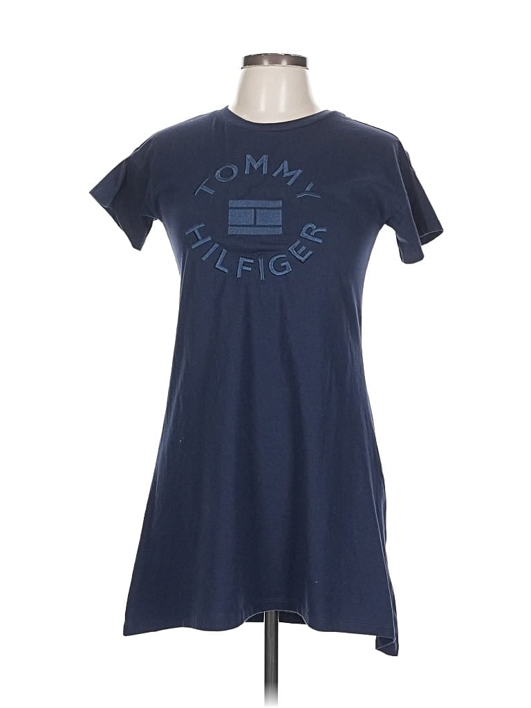 Pre-owned Tommy Hilfiger Casual Dress In Blue