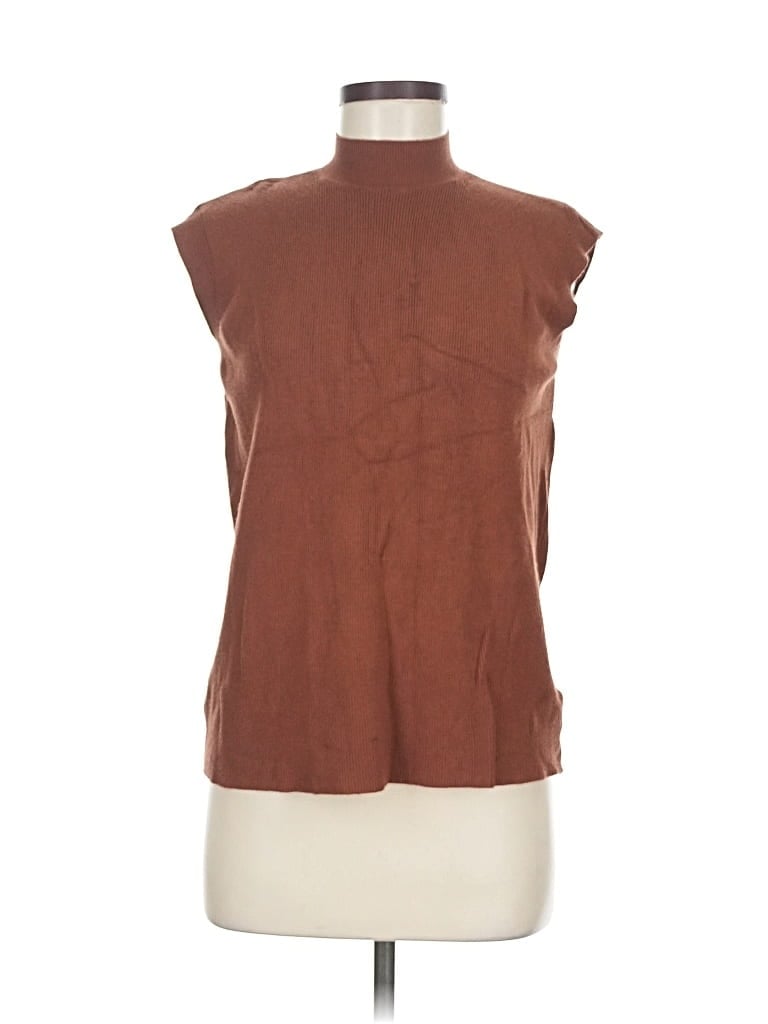 Pre-owned Worthington Sweater Vest In Brown