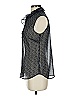 CAbi 100% Polyester Polka Dots Black Sleeveless Blouse Size XS - photo 5