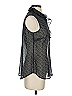 CAbi 100% Polyester Polka Dots Black Sleeveless Blouse Size XS - photo 4