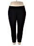 Lisa Rinna Solid Black Active Pants Size 2X - photo 1