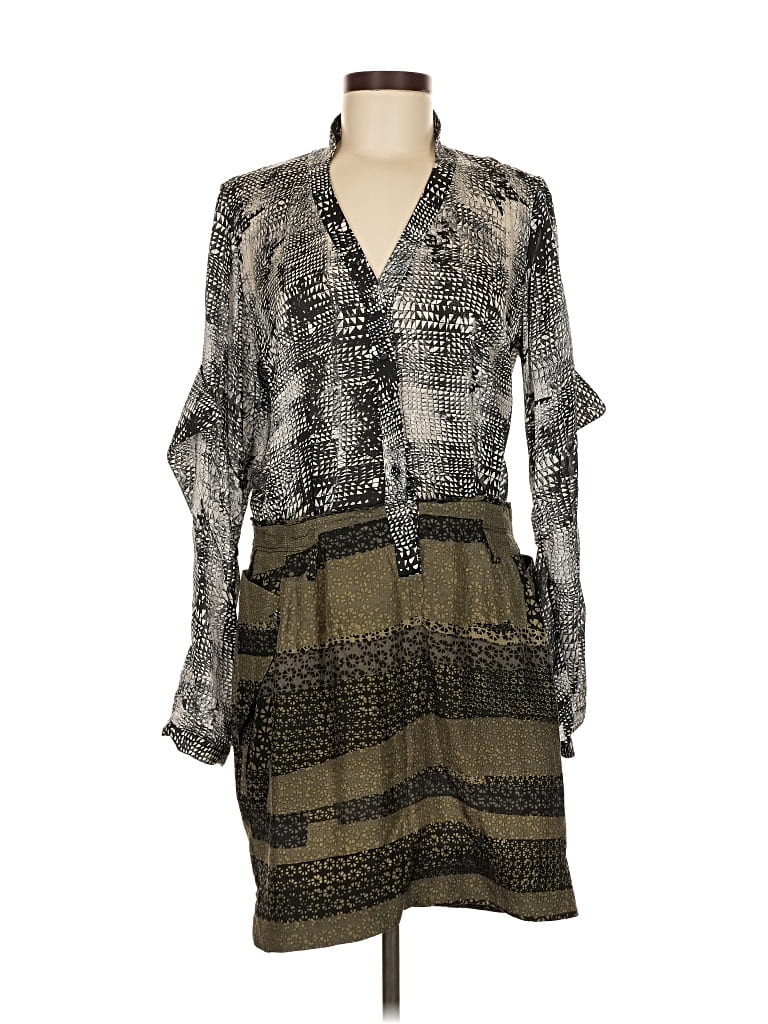 Pre-owned Edun Casual Dress In Gray