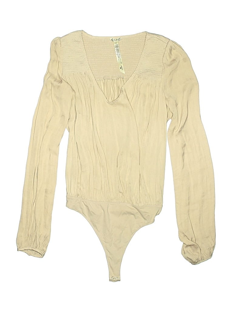 Pre-owned Intimately By Free People Bodysuit In Brown