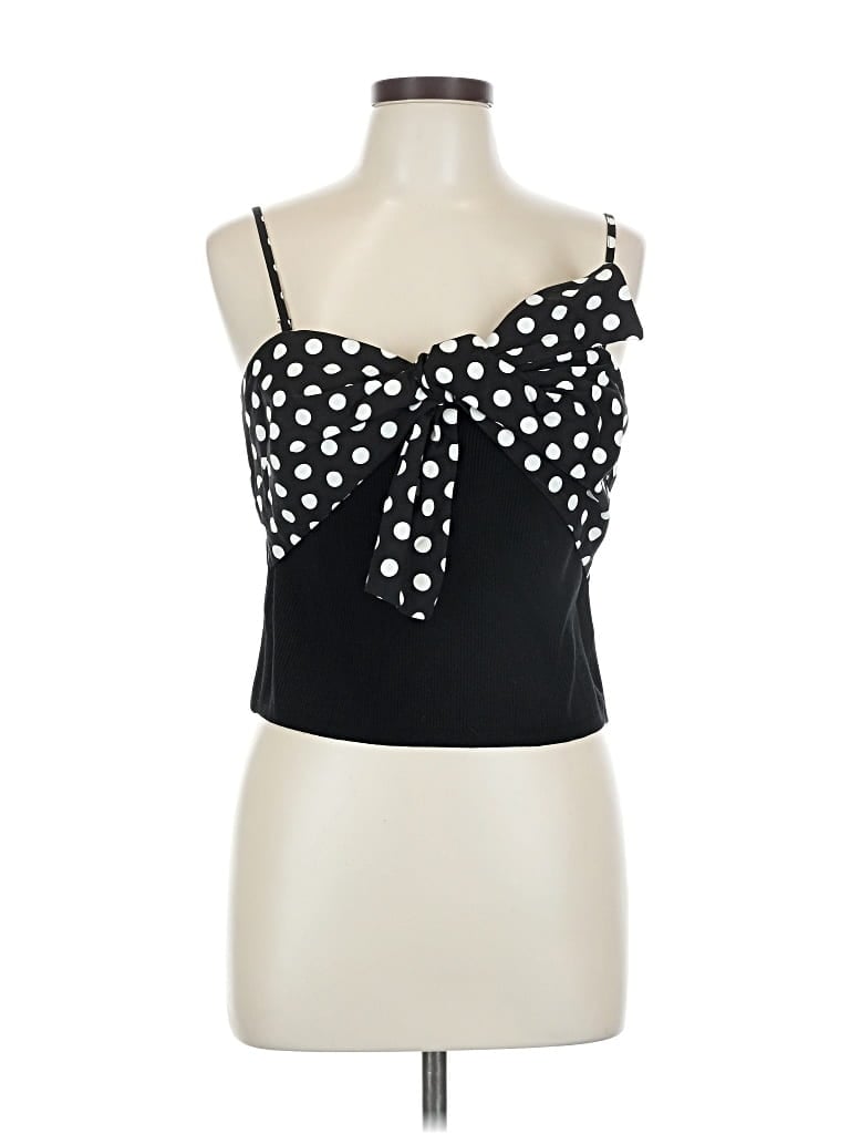 Pre-owned Left Coast By Dolan Sleeveless Blouse In Black