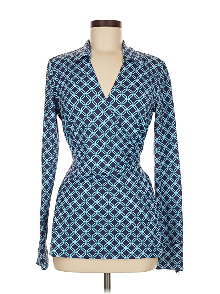 Pre-owned J. Mclaughlin Blazer Jacket In Blue