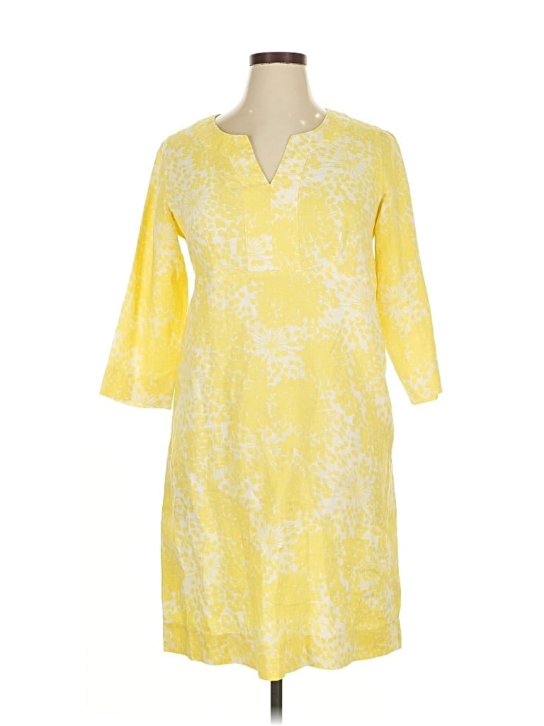 Pre-owned Boden Casual Dress In Yellow