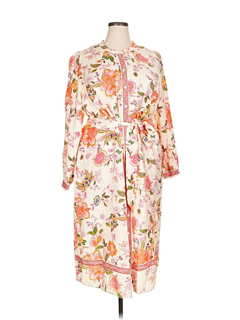 Pre-owned Lane Bryant Casual Dress In Orange