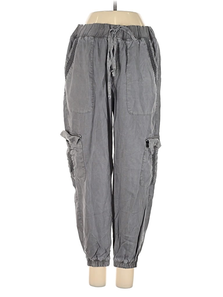 Pre-owned Cloth & Stone Cargo Pants In Gray