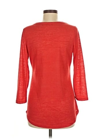 Essentials by Milano 3/4 Sleeve Top (view 2)
