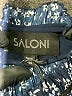 Saloni 100% Polyester Blue 3/4 Sleeve Blouse Size 6 - photo 6