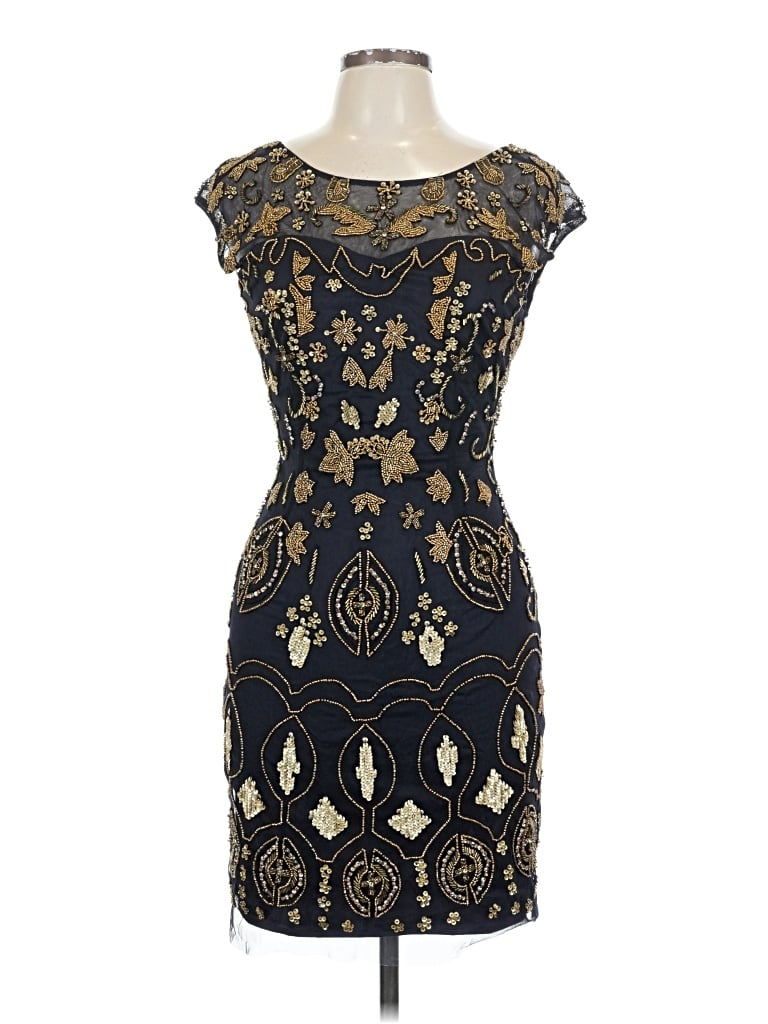 Pre-owned Lotus Cocktail Dress In Blue