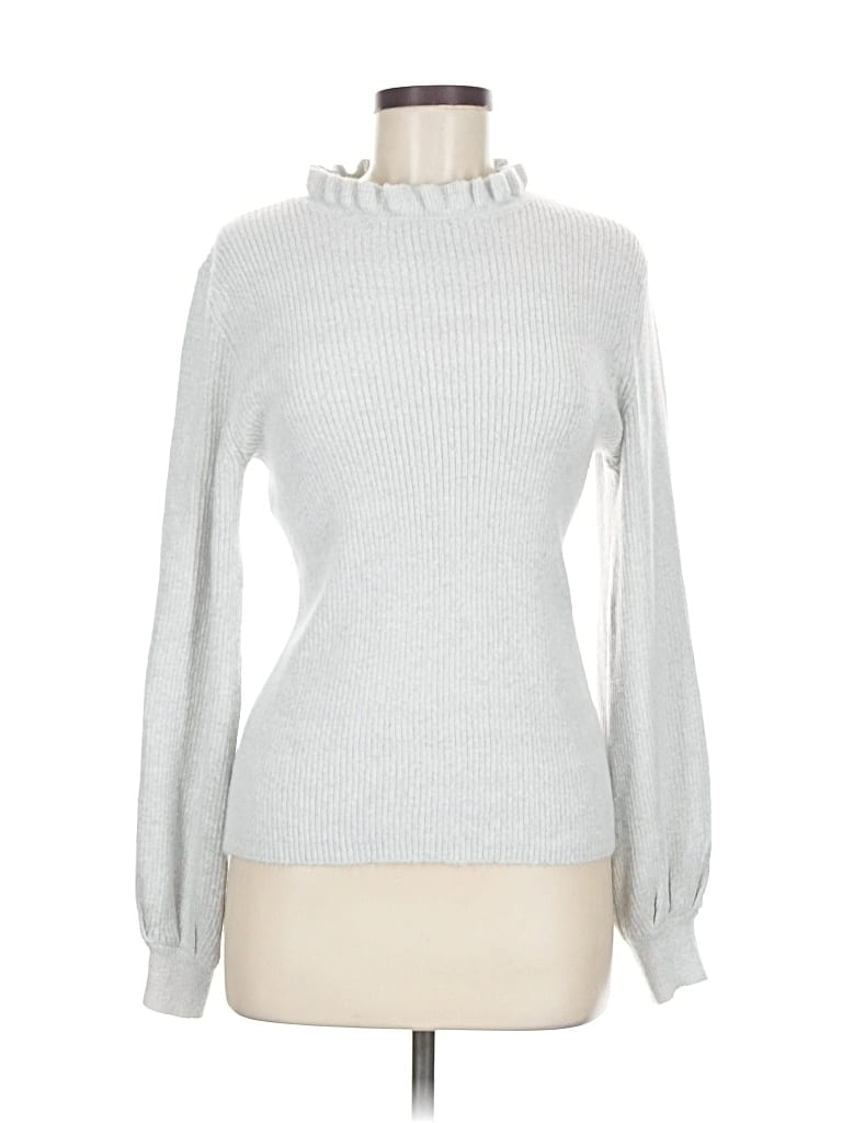 Pre-owned A New Day Turtleneck Sweater In Silver