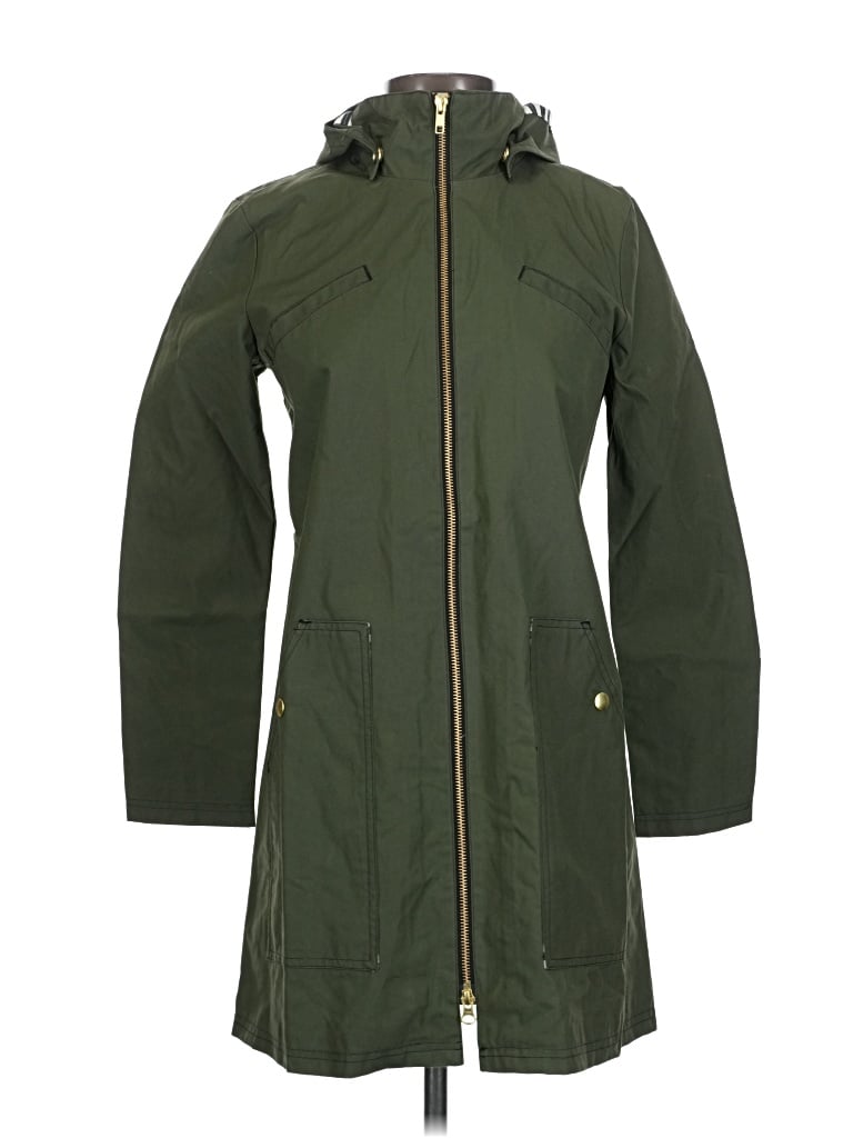 Pre-owned Feller Raincoat In Green