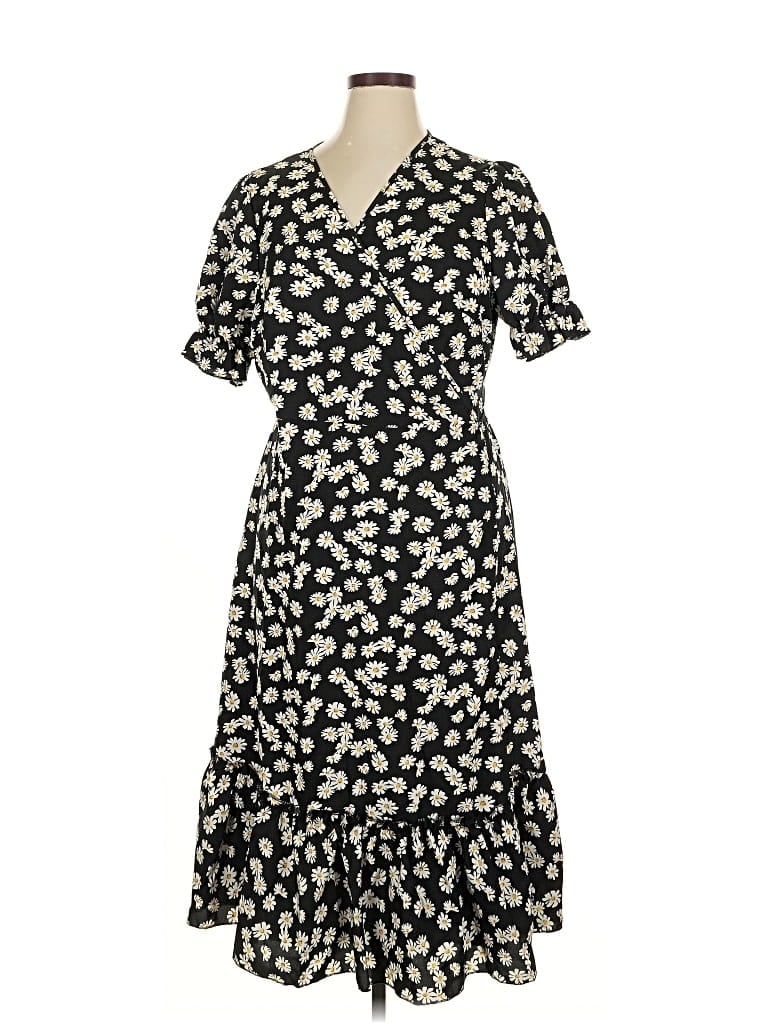 Pre-owned Bloomchic Casual Dress In Black