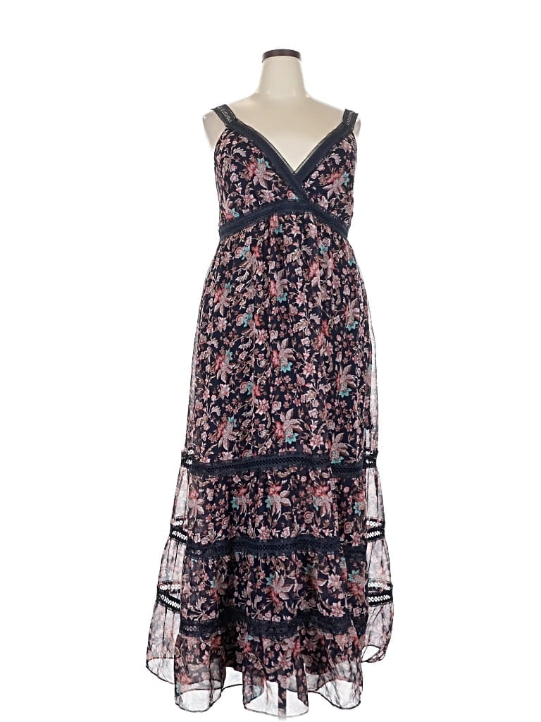 Pre-owned Express Casual Dress In Blue