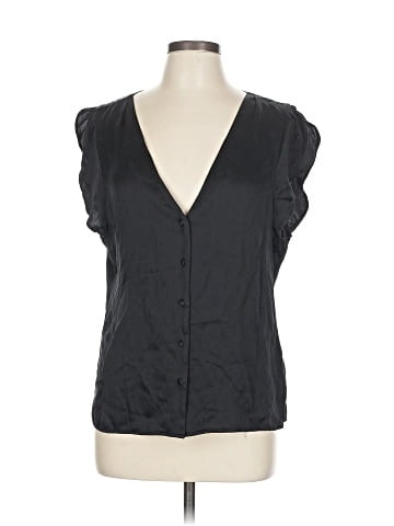 My Sunday Morning Sleeveless Silk Top (view 1)