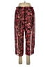 Josie 100% Polyester Paisley Red Casual Pants Size L - photo 1