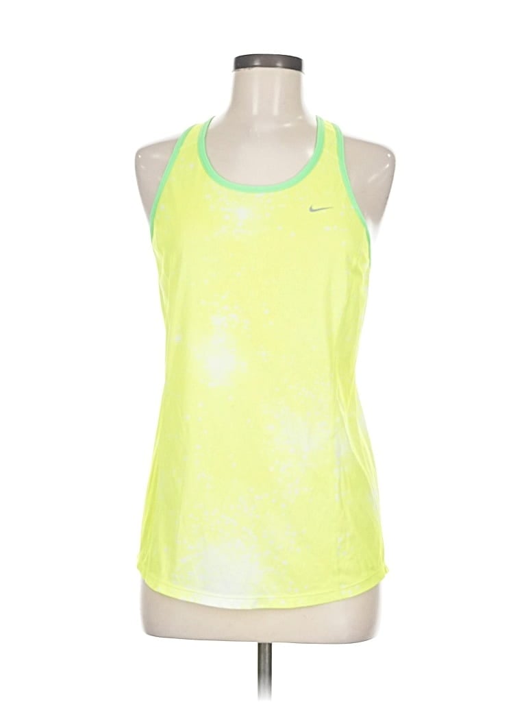 Pre-owned Nike Active Tank Top In Yellow