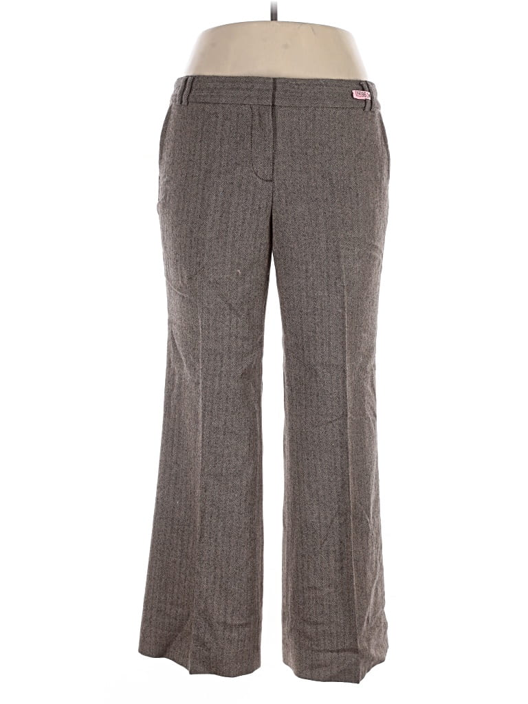 Pre-owned J.crew Factory Store Wool Pants In Gray