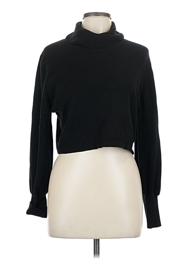 Pre-owned Wilfred Wool Pullover Sweater In Black