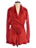 Bebe Red Orange Romper Size 0 - photo 1
