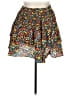 Perseverance London Print Black Casual Skirt Size 16 - photo 1