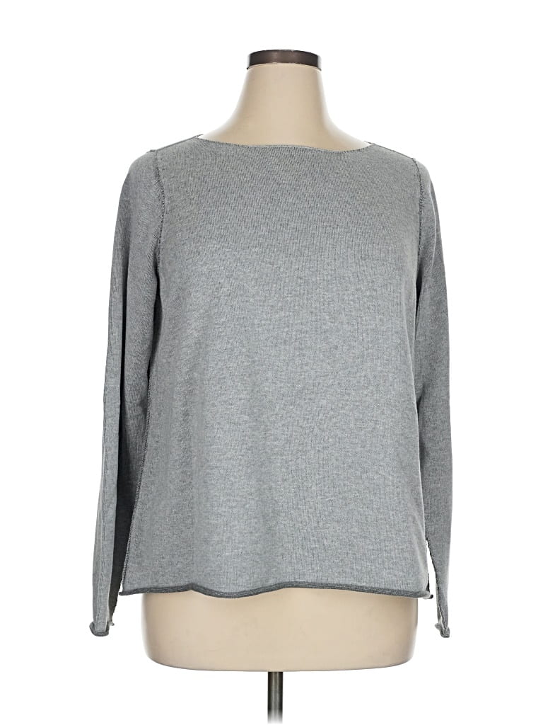 Eileen Fisher Pullover Sweater In Gray