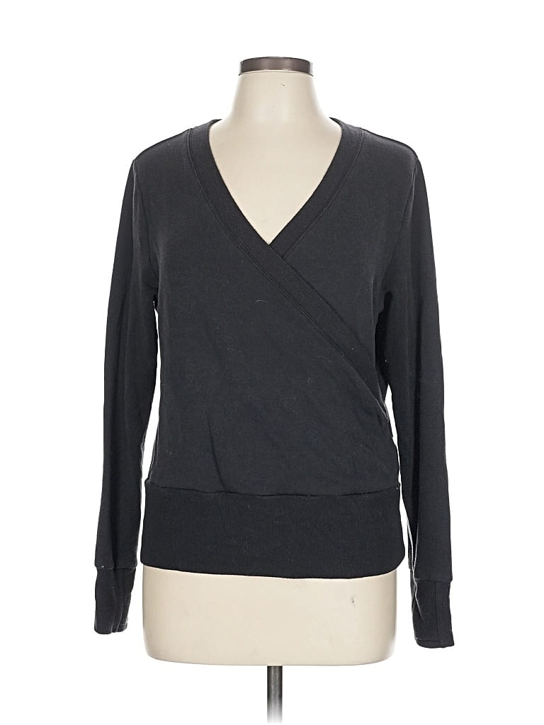 Pre-owned Athleta Pullover Sweater In Gray