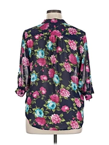 Dna Couture 3/4 Sleeve Blouse (view 2)