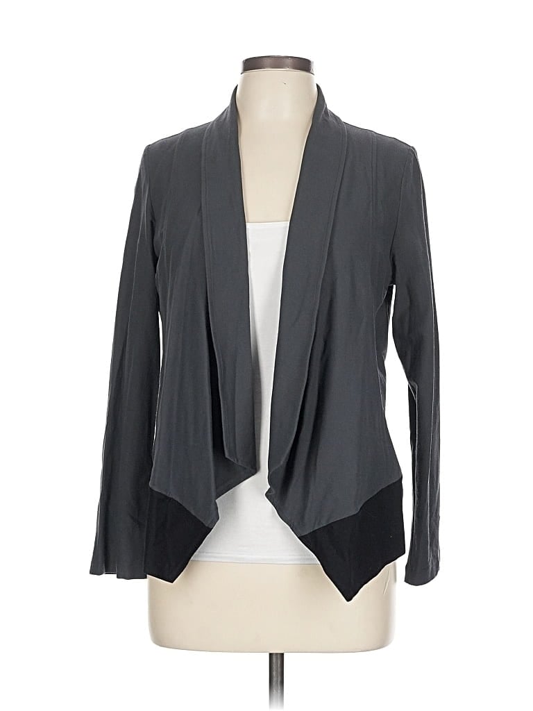 Pre-owned Eileen Fisher Kimono In Gray