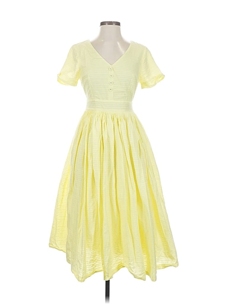 Pre-owned Modcloth Casual Dress In Yellow