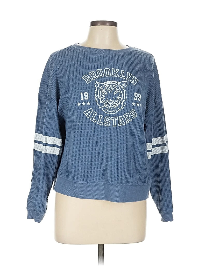 Pre-owned Pink Republic Pullover Sweater In Blue