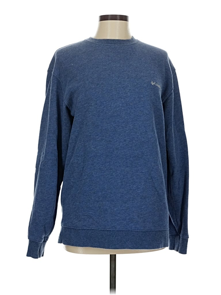 Pre-owned Columbia Pullover Sweater In Blue