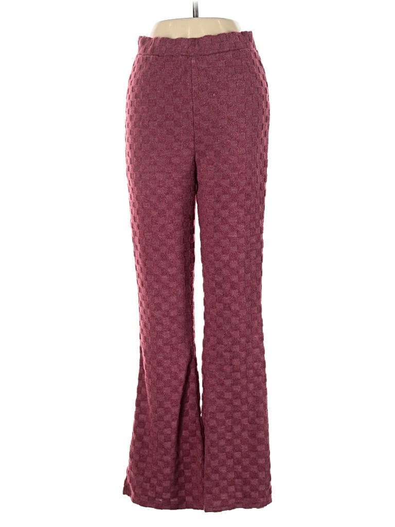 Pre-owned Le Lis Casual Pants In Burgundy