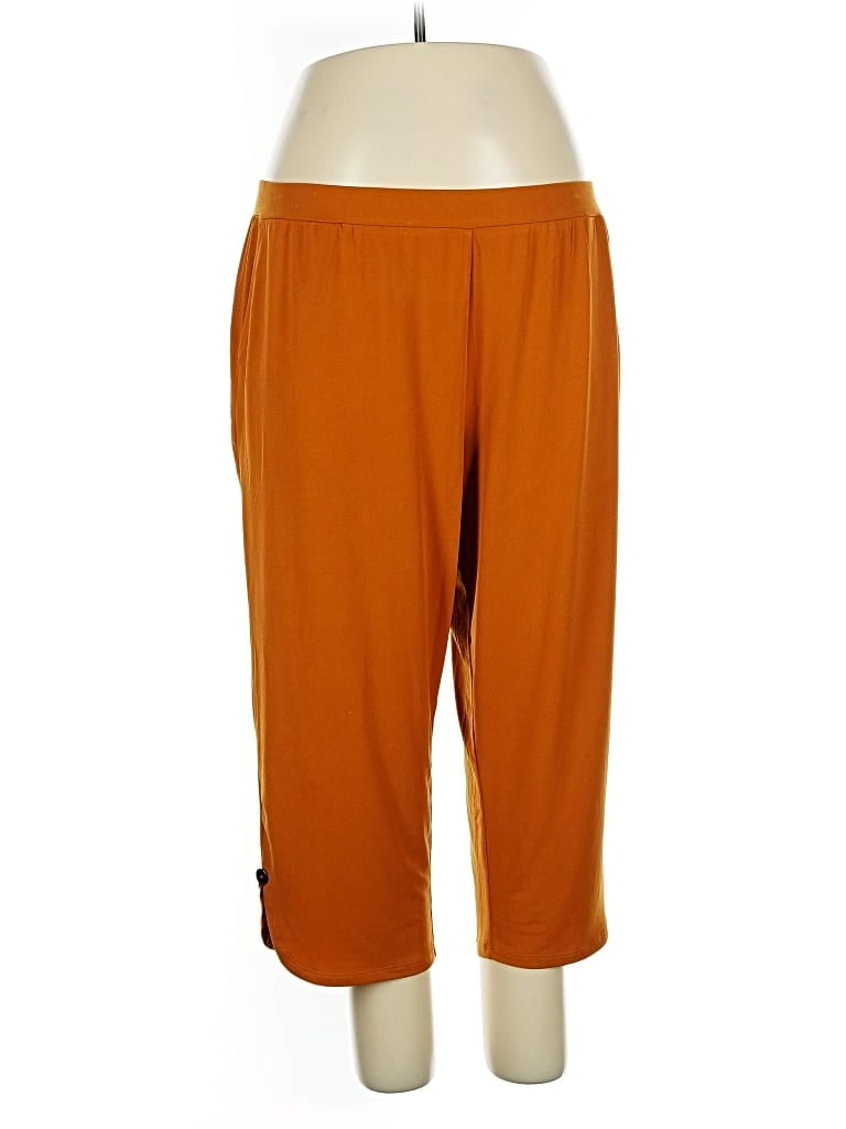 SUSAN GRAVER Pre-owned Active Pants In Orange