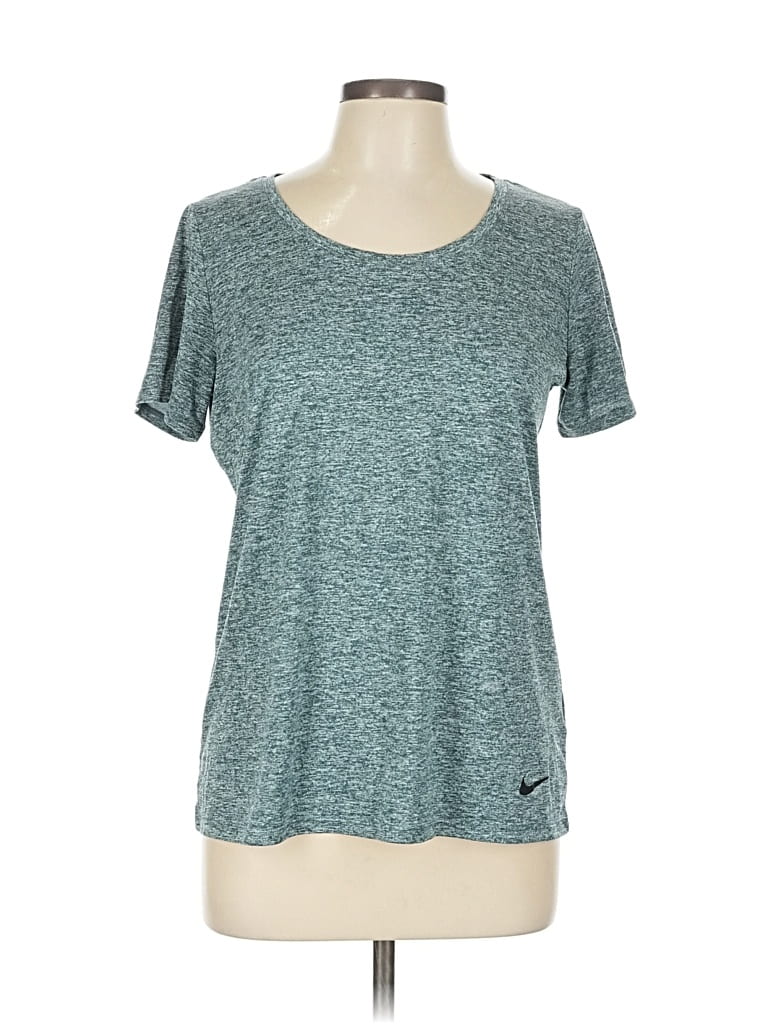 Pre-owned Nike Short Sleeve T-shirt In Blue