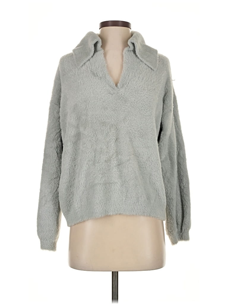 Pre-owned Nia Pullover Sweater In Gray