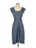Max Studio Solid Gray Casual Dress Size XS - photo 1