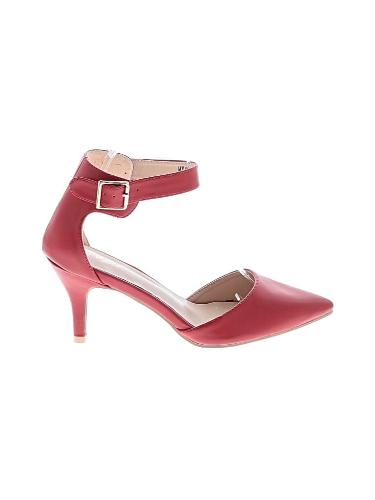 Pre-owned Assorted Brands Heels In Red