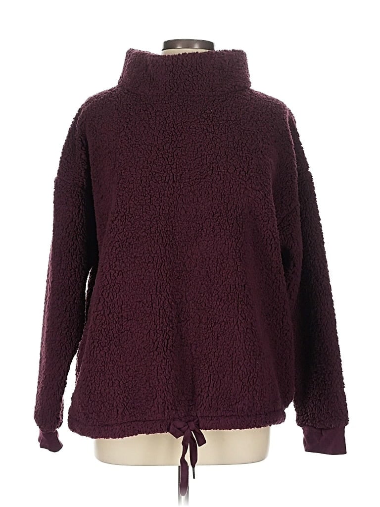Pre-owned Koolaburra By Ugg Turtleneck Sweater In Burgundy