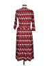 Bisou Bisou Print Red Casual Dress Size 6 - photo 2