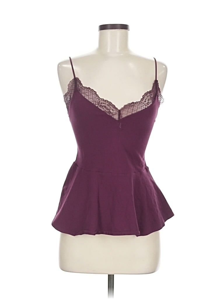 EXPRESS ONE ELEVEN Pre-owned Sleeveless Blouse In Burgundy