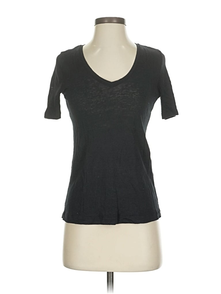 Pre-owned Banana Republic Short Sleeve T-shirt In Black