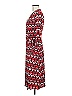Bisou Bisou Print Red Casual Dress Size 6 - photo 5