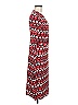 Bisou Bisou Print Red Casual Dress Size 6 - photo 4