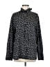 Jason Wu 100% Polyester Polka Dots Black Long Sleeve Blouse Size 6 - photo 1