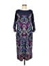 Chico's Paisley Blue Casual Dress Size Med (1) - photo 1