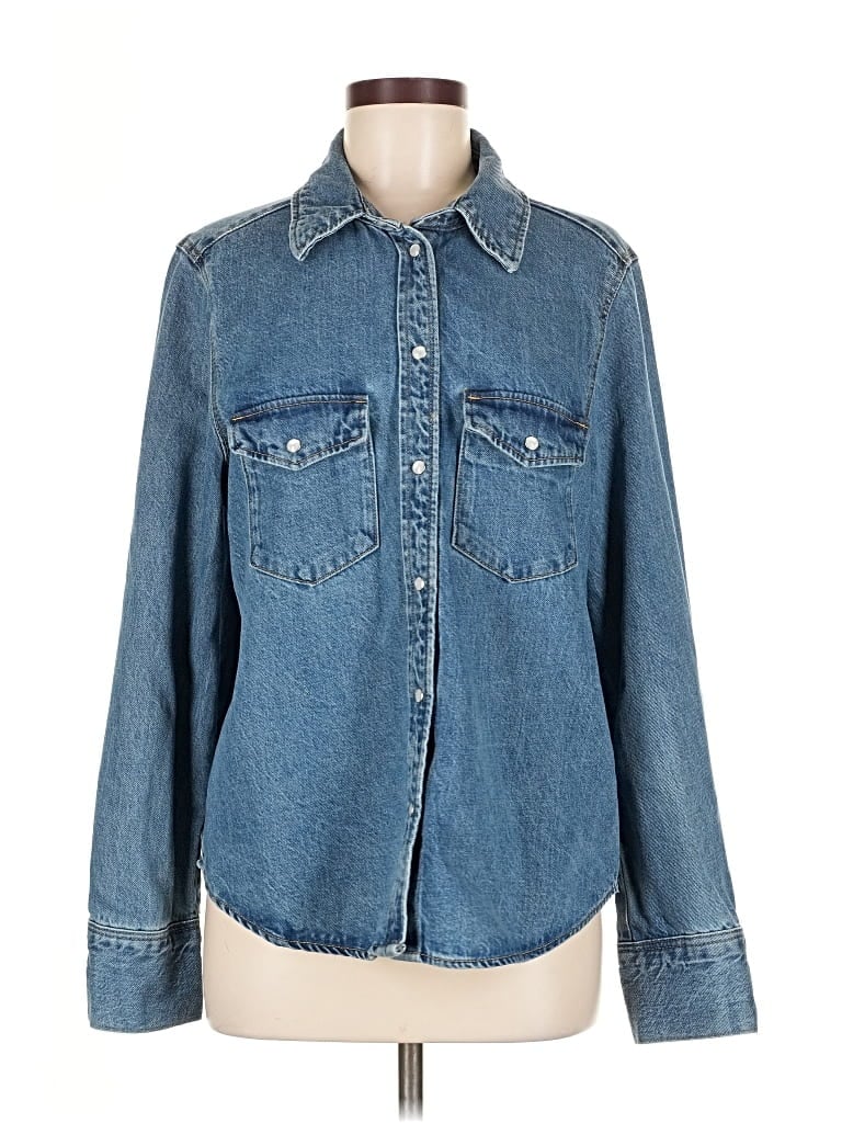 Pre-owned H&m Denim Jacket In Blue