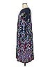 Chico's Paisley Blue Casual Dress Size Med (1) - photo 5