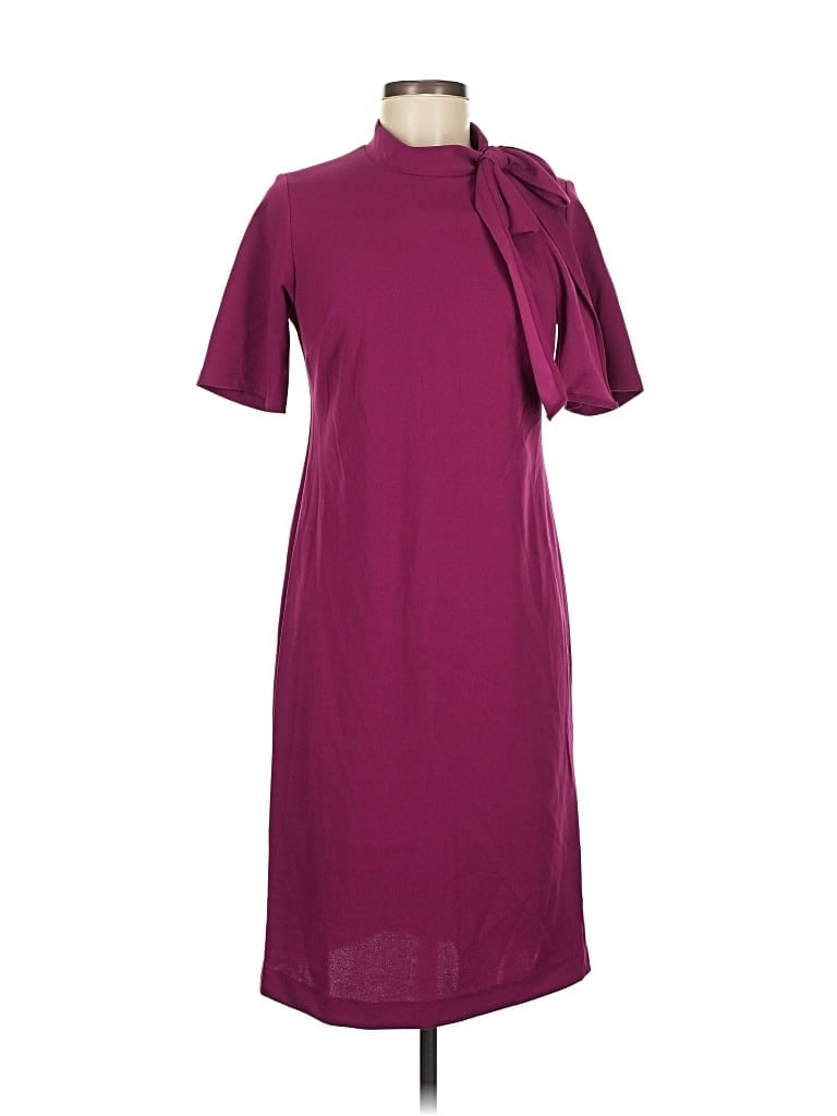 Pre-owned Shelby & Palmer Casual Dress In Burgundy